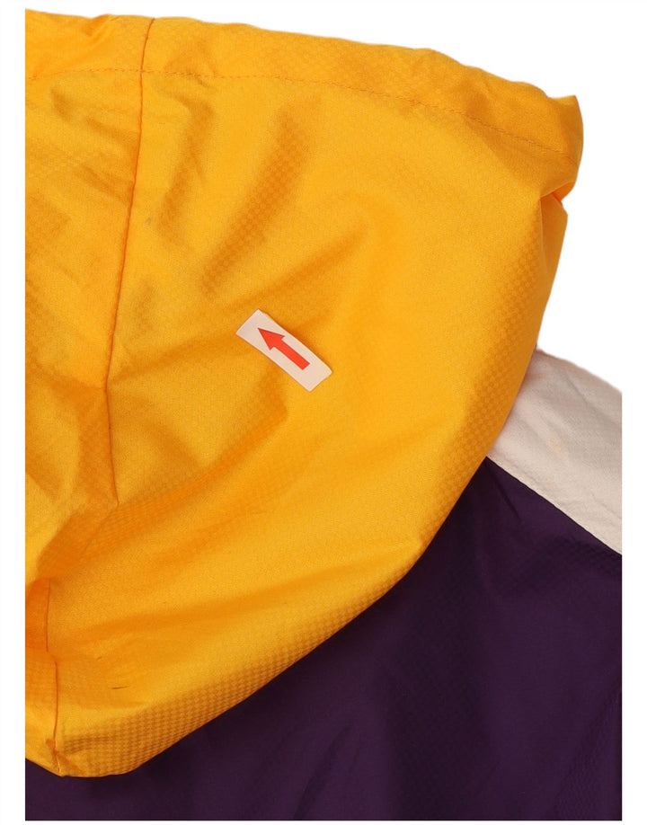 Mitchell & Ness muška kišna jakna s grafičkim motivima UK 40 Large Purple Colourblock
