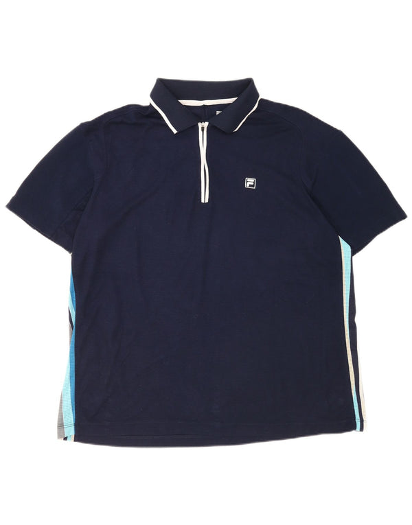 Fila muška polo majica velika tamnoplava pamuk