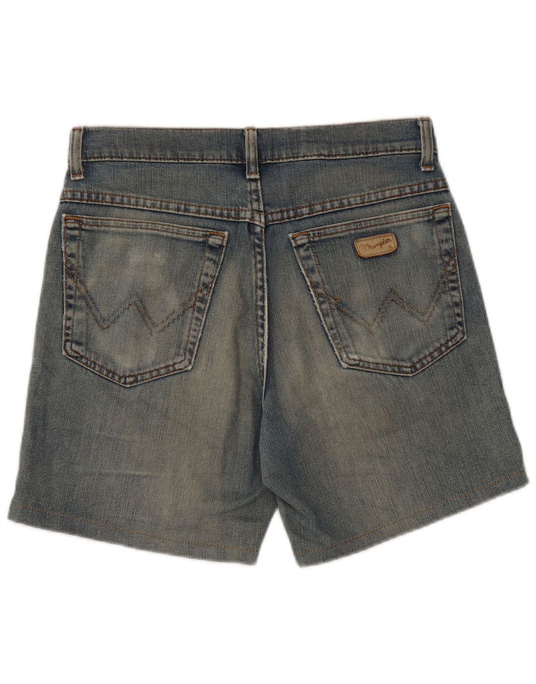 Wrangler ženske traper kratke hlače W31 srednje plavi pamuk