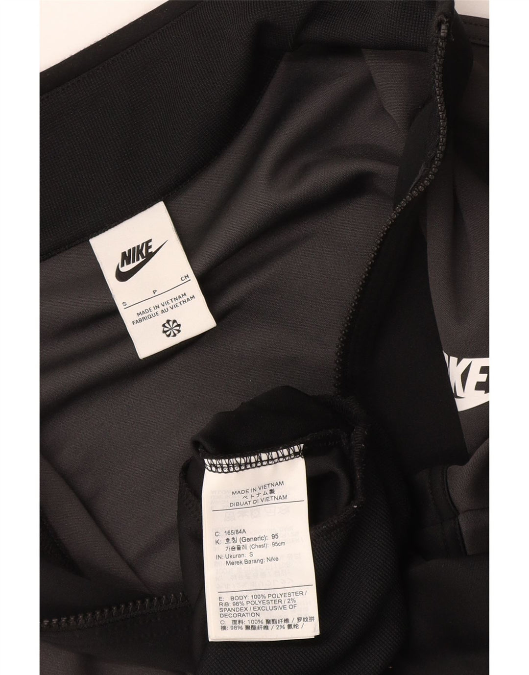 Nike muška trenirka s grafičkim motivima, mala siva poliesterska jakna
