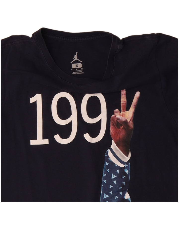 JORDAN Muška majica kratkih rukava s grafičkim motivima Mala tamnoplava pamuk