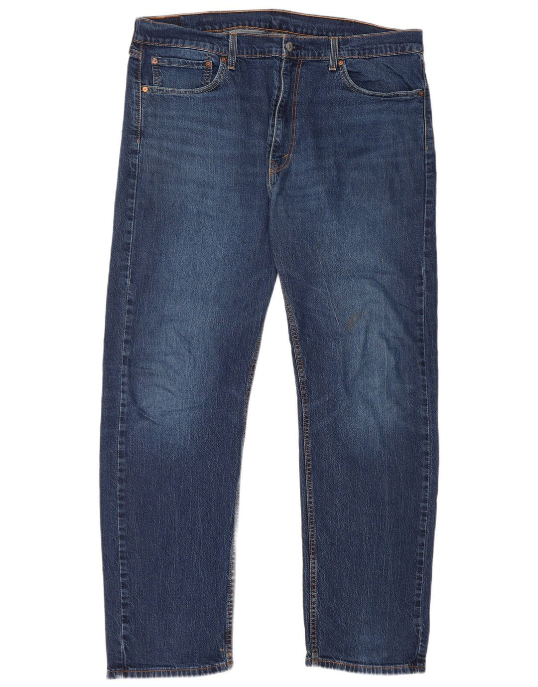 Levi's muške 505 ravne traperice W40 L22 plavi pamuk