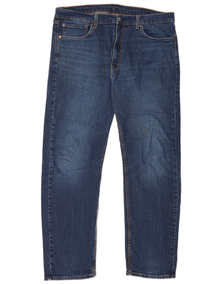 Levi's muške 505 ravne traperice W40 L22 plavi pamuk