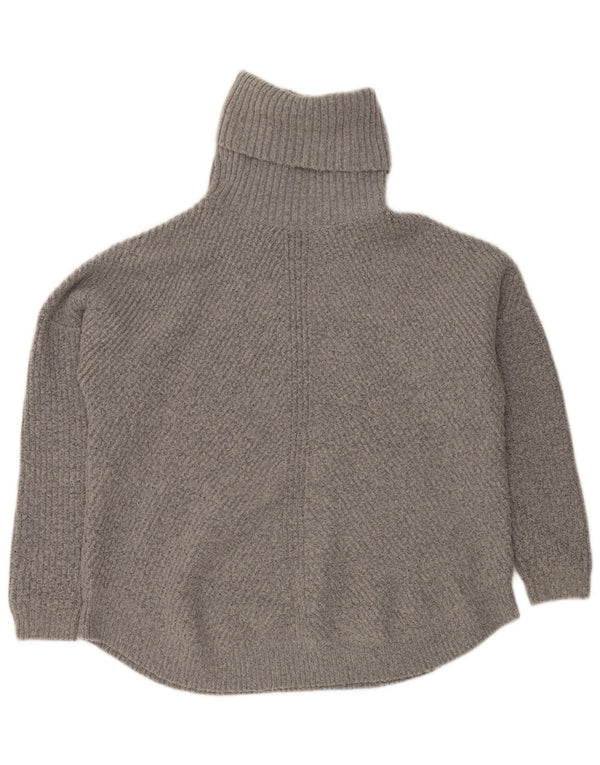 VINTAGE ženski pulover s velikim ovratnikom UK 16 Large Grey