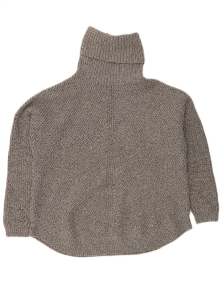 VINTAGE ženski pulover s velikim ovratnikom UK 16 Large Grey