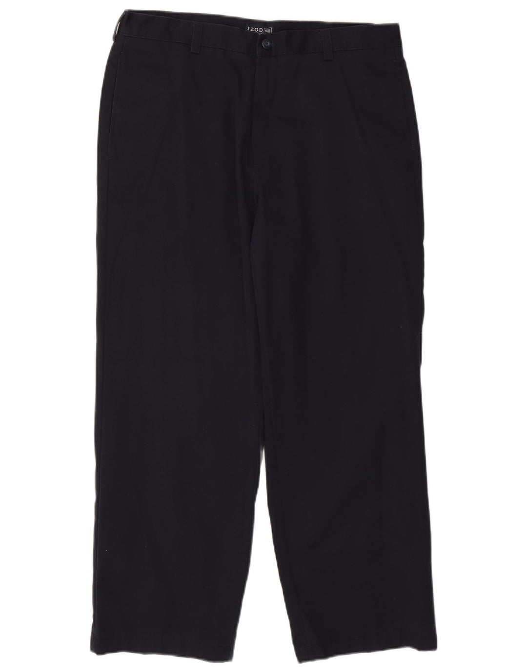 IZOD Muške ravne chino hlače W36 L29 tamnoplavi pamuk