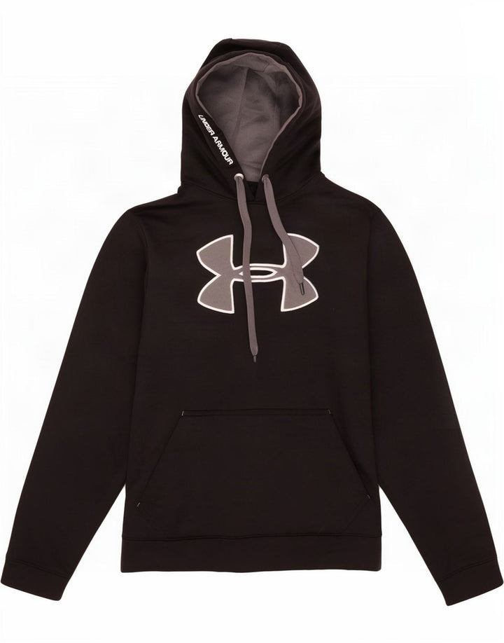Under Armour muška majica s kapuljačom srednje veličine, crni poliester