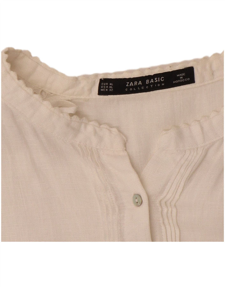 Zara ženska košulja bluza UK 18 XL bijela