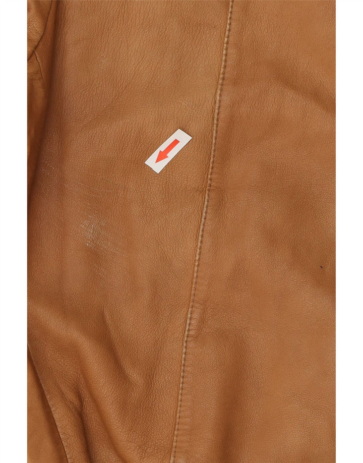 Vintage muška kožna jakna IT 54 2XL smeđa