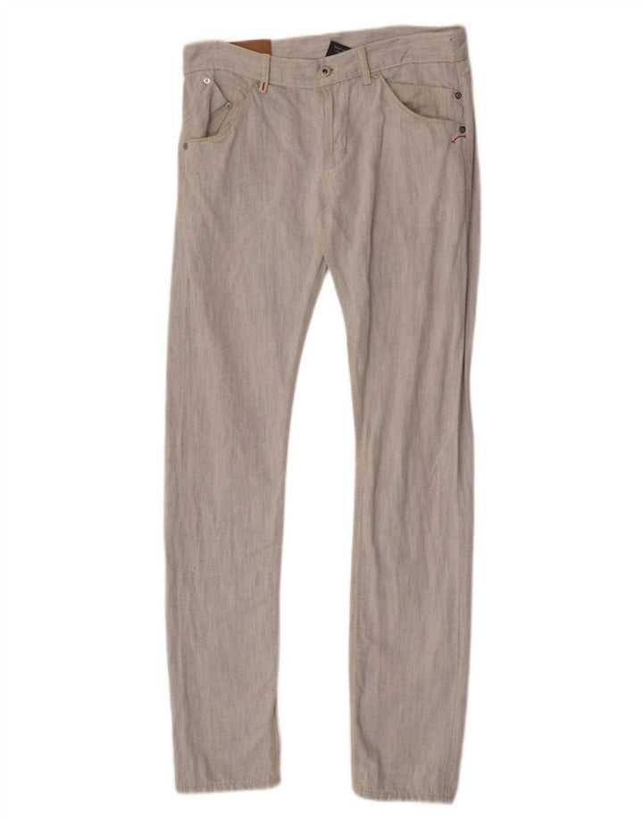 Dondup ženske Sam Slim Fit uske traperice W32 L34 Sivi pamuk