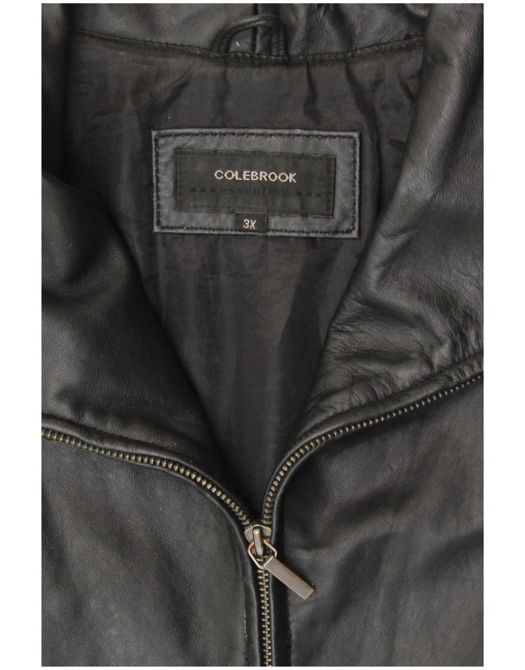 Colebrook ženska kožna jakna UK 22 3XL crna koža