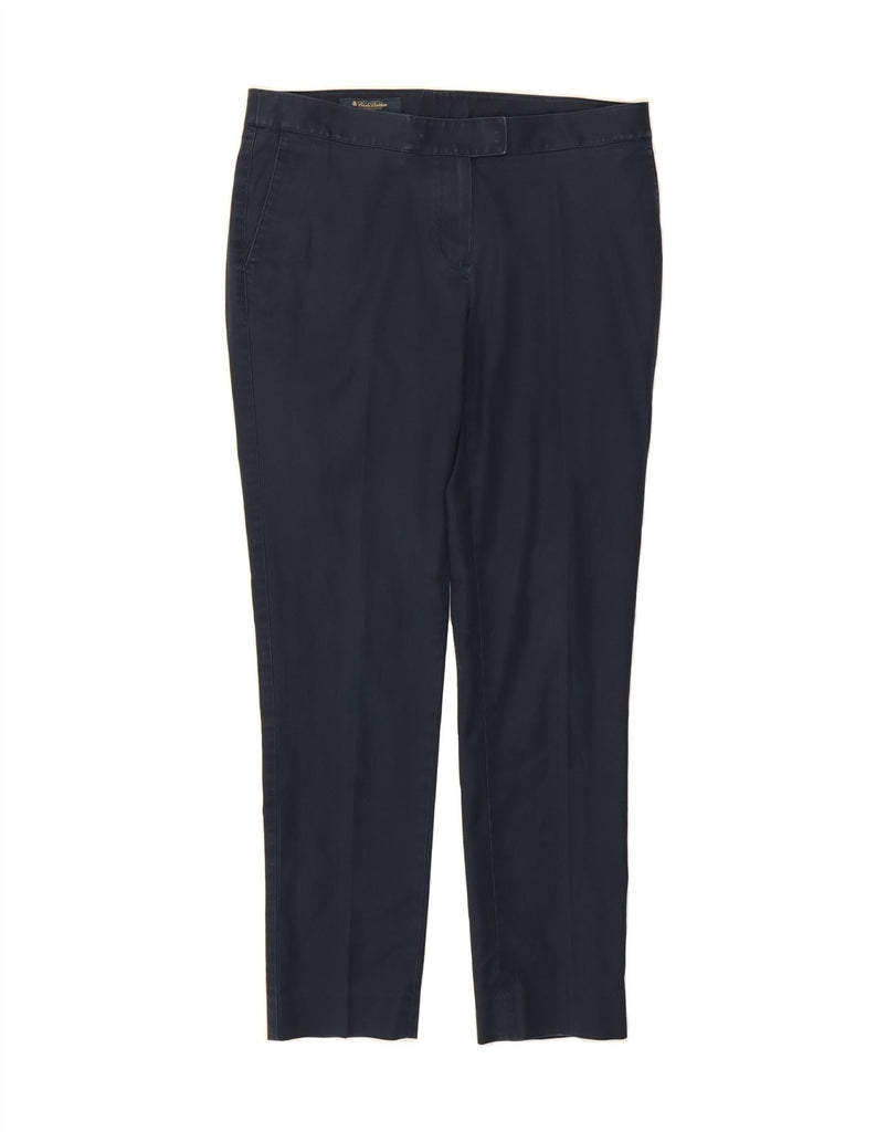 BROOKS BROTHERS Womens Slim Suit Trousers UK 12 Medium W32 L28 Navy Blue Vintage Brooks Brothers and Second-Hand Brooks Brothers from Messina Hembry 