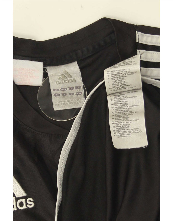 Adidas muška majica kratkih rukava XS crni prugasti poliester