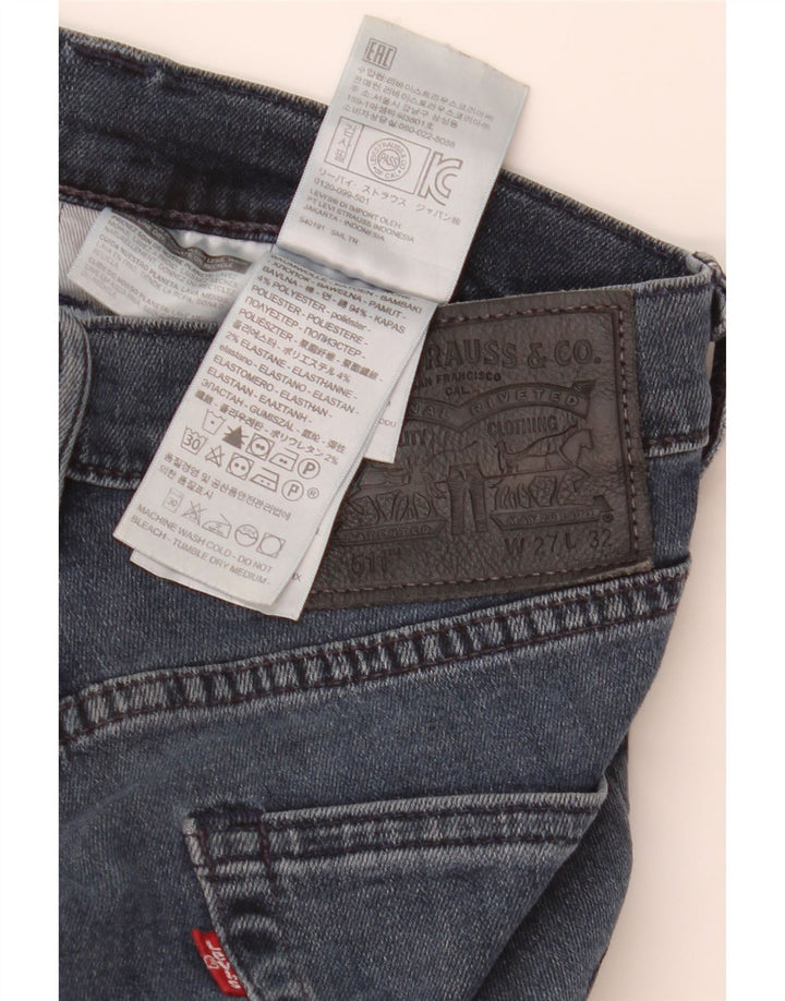 Levi's muške 511 uske traperice W27 L32 tamnoplavi pamuk