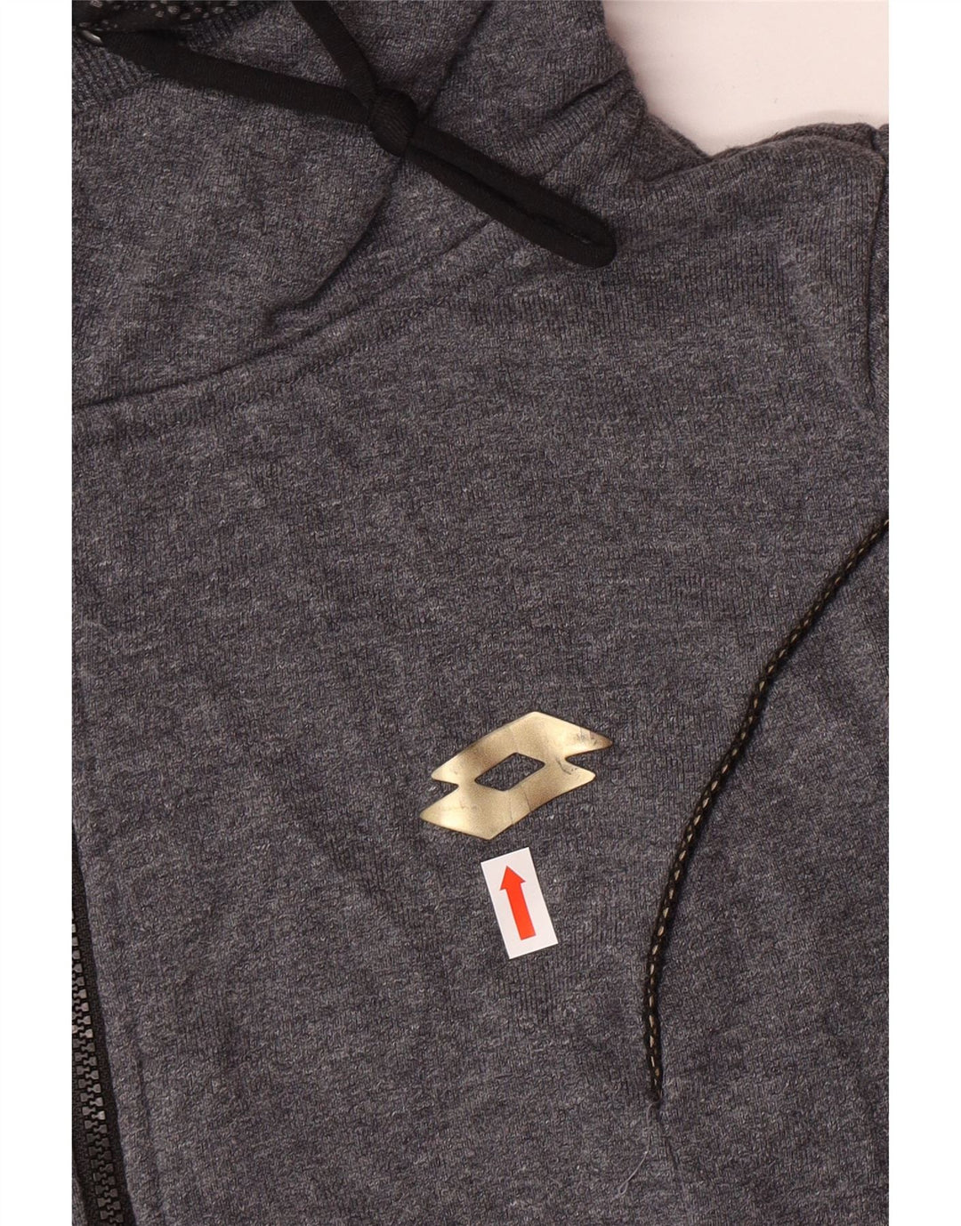 LOTTO ženski pulover s kapuljačom s patentnim zatvaračem UK 16 Large Grey