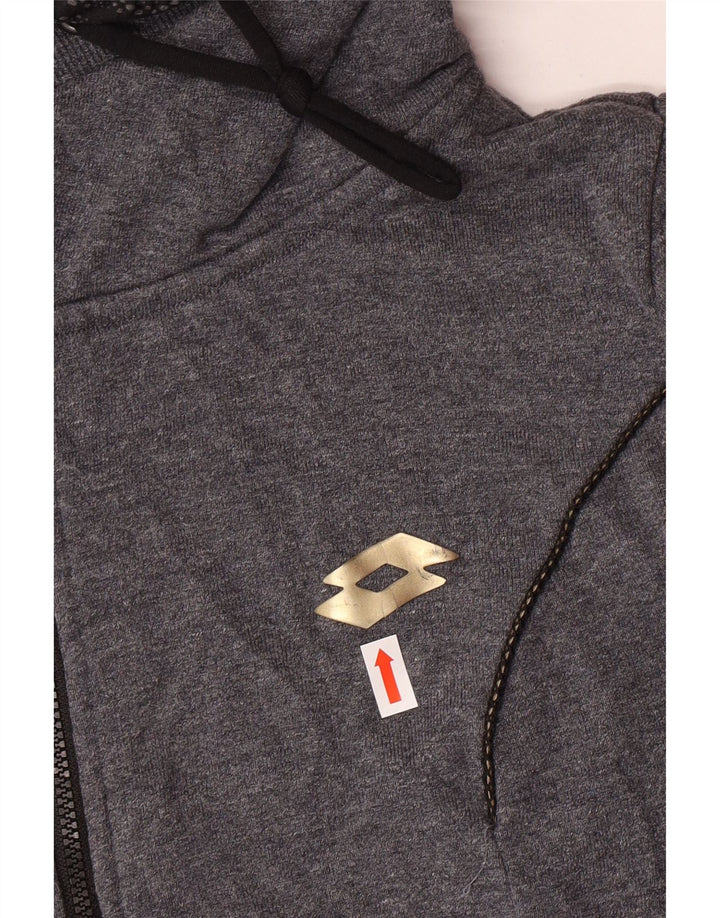 LOTTO ženski pulover s kapuljačom s patentnim zatvaračem UK 16 Large Grey