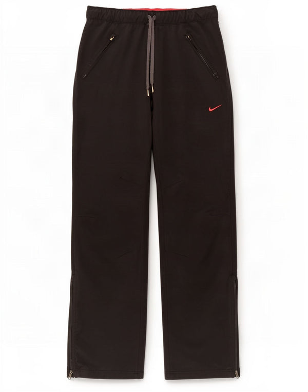 Nike Ženske Dri Fit Trenirke Hlače UK 12 srednje crne