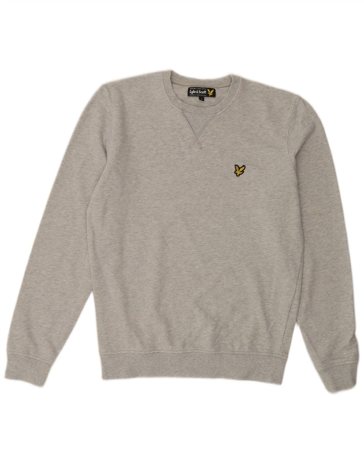 LYLE & SCOTT Muška majica s kratkim rukavima Mali sivi flekasti pamuk