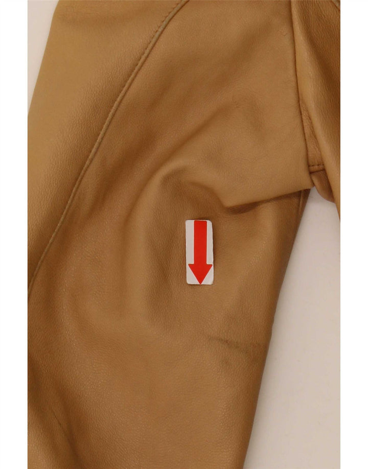 York ženska kožna jakna IT 42 Medium Beige