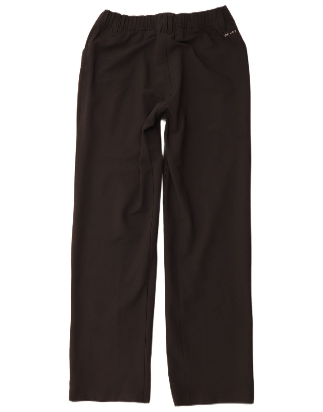 NIKE muške Dri Fit ravne ležerne hlače male W27 L31 sivi poliester