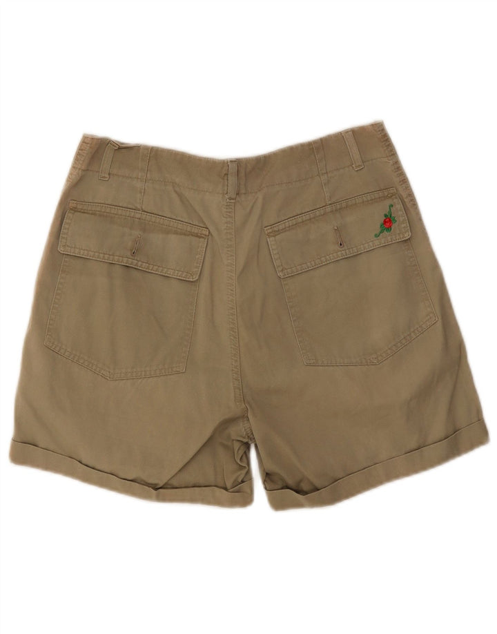 Vintage ženske chino kratke hlače W30 srednje kaki boje