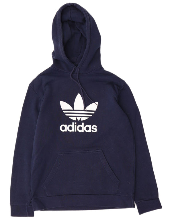 Adidas muška majica s kapuljačom s kapuljačom srednje tamnoplave boje