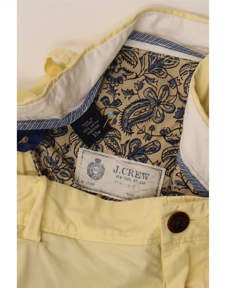 J. Crew muške chino kratke hlače W33 srednje žuti pamuk