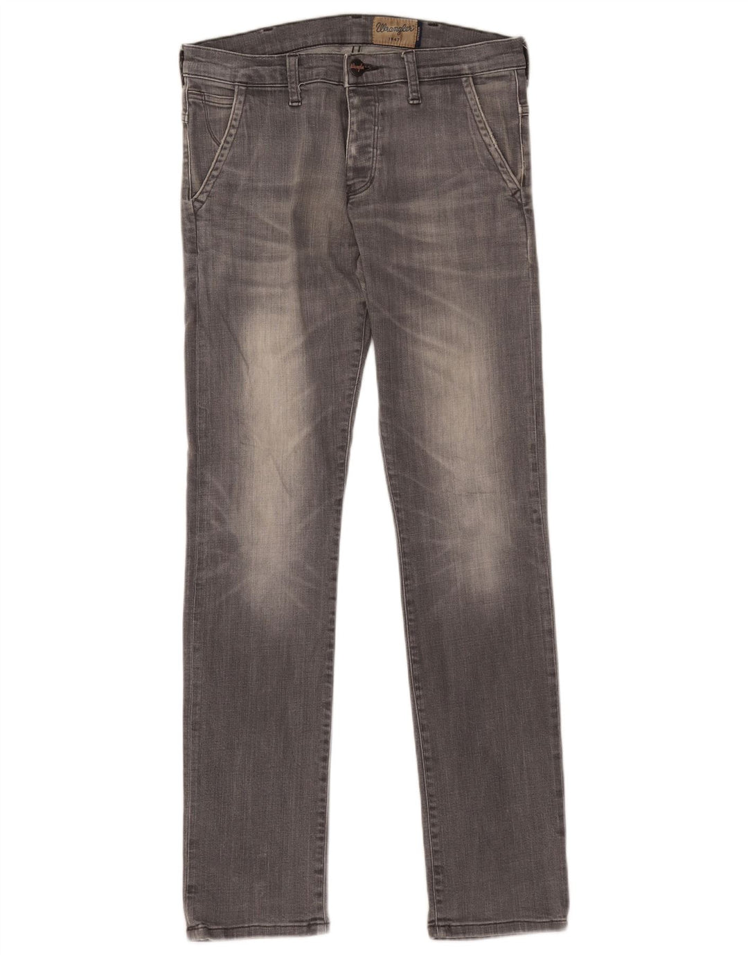 Wrangler muške uske traperice Spencer W30 L34 sivi pamuk