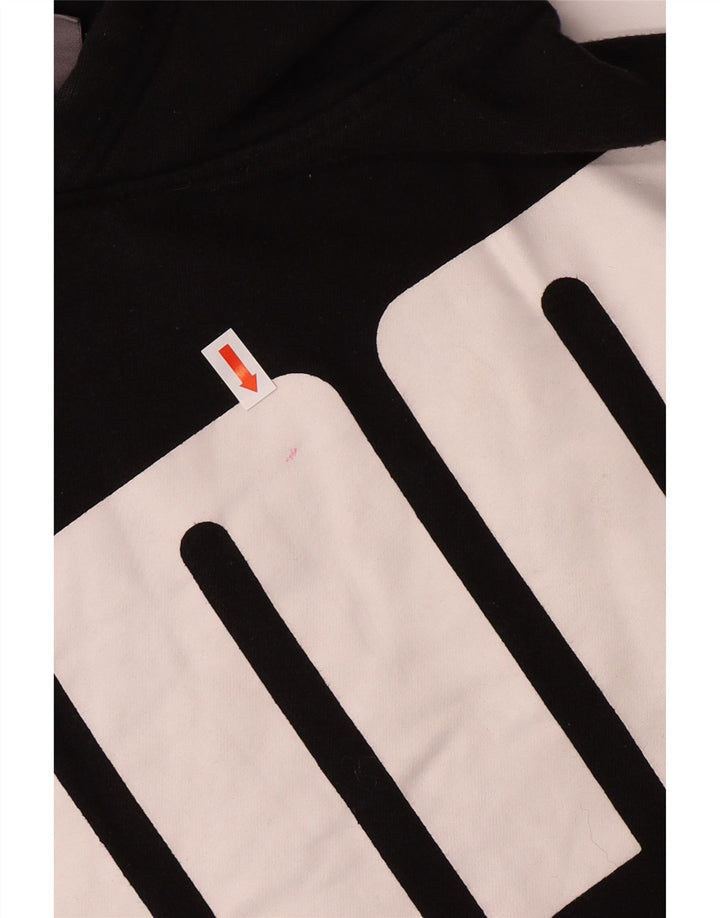 Puma Boys Graphic Hoodie Džemper 13-14 godina XL crni pamuk