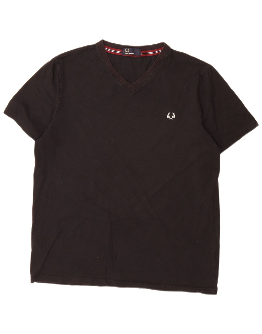 Fred Perry muška majica kratkih rukava Veliki crni pamuk