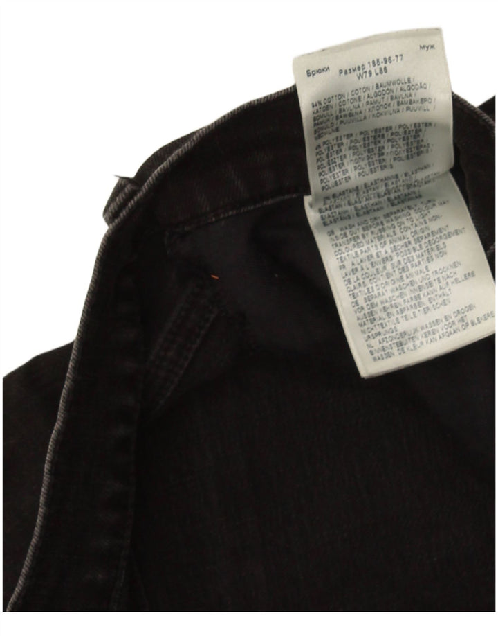 Lee Mens Luke Slim Jeans W31 L31 crni pamuk