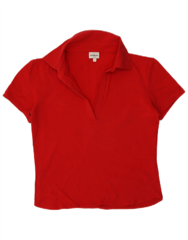 Srednje crvena ženska polo majica Calvin Klein
