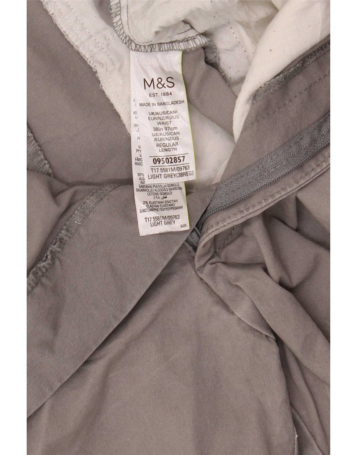 Marks & Spencer muške chino kratke hlače W38 XL sivi pamuk