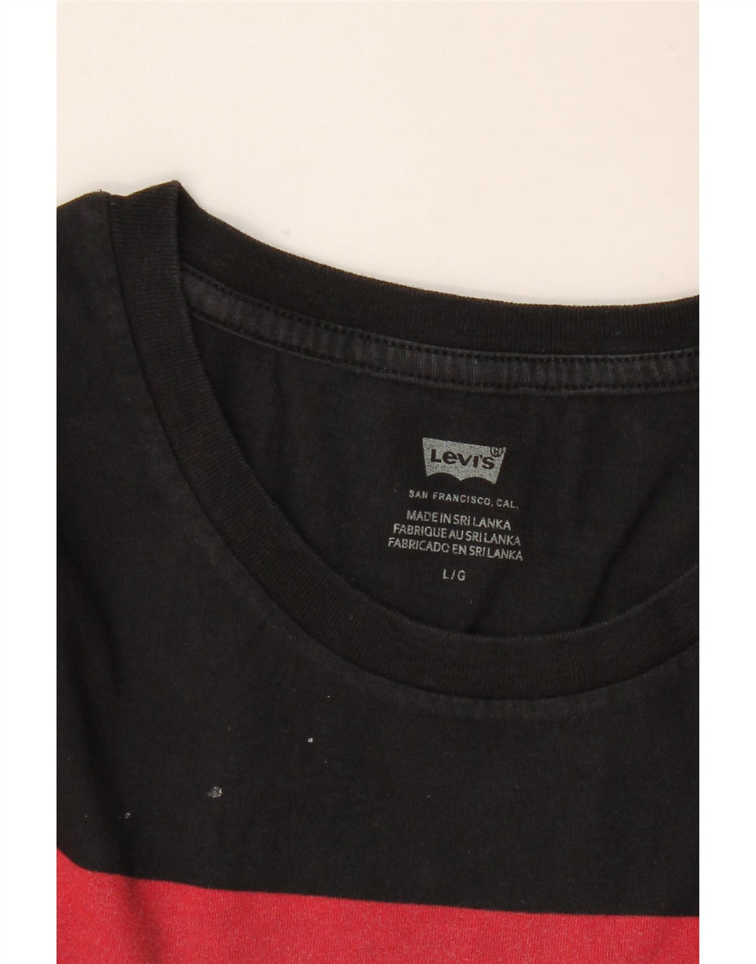 Levi's ženska majica kratkih rukava s grafičkim motivima UK 14 velika crna