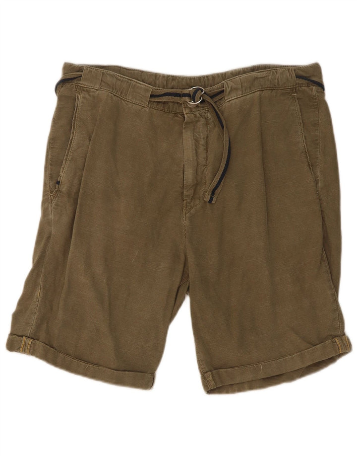 Zara muške chino kratke hlače EU 40 srednje W31 kaki pamuk