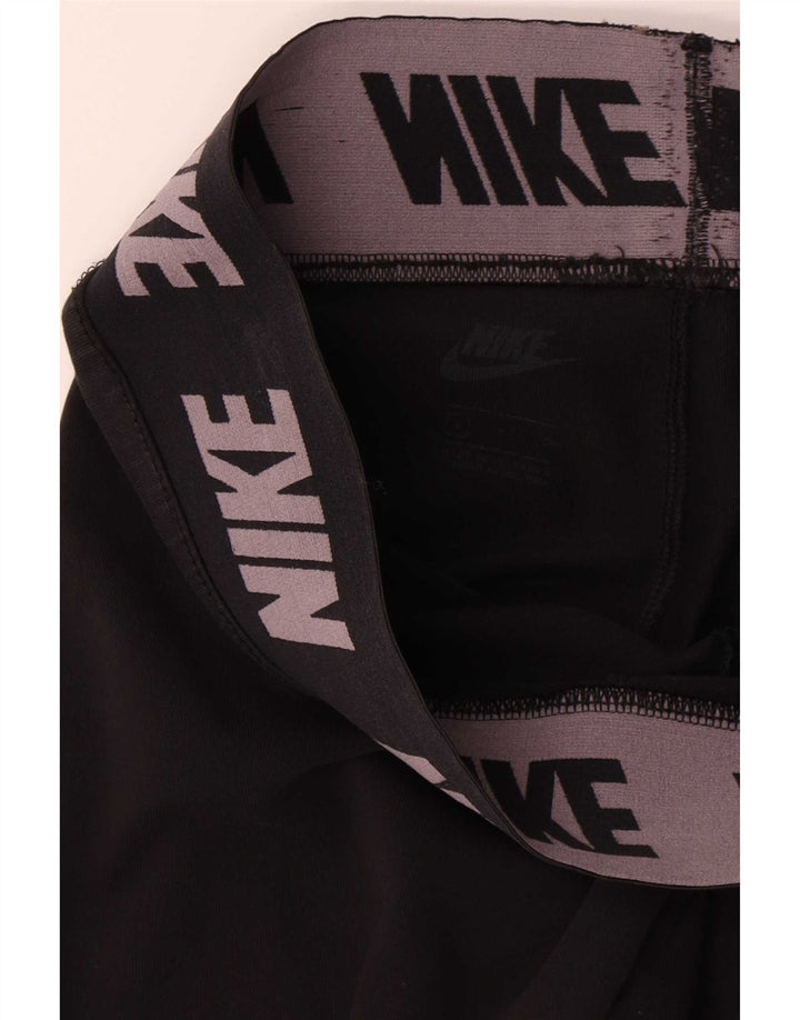Nike Womens Graphic Leggings UK 8 Small Black