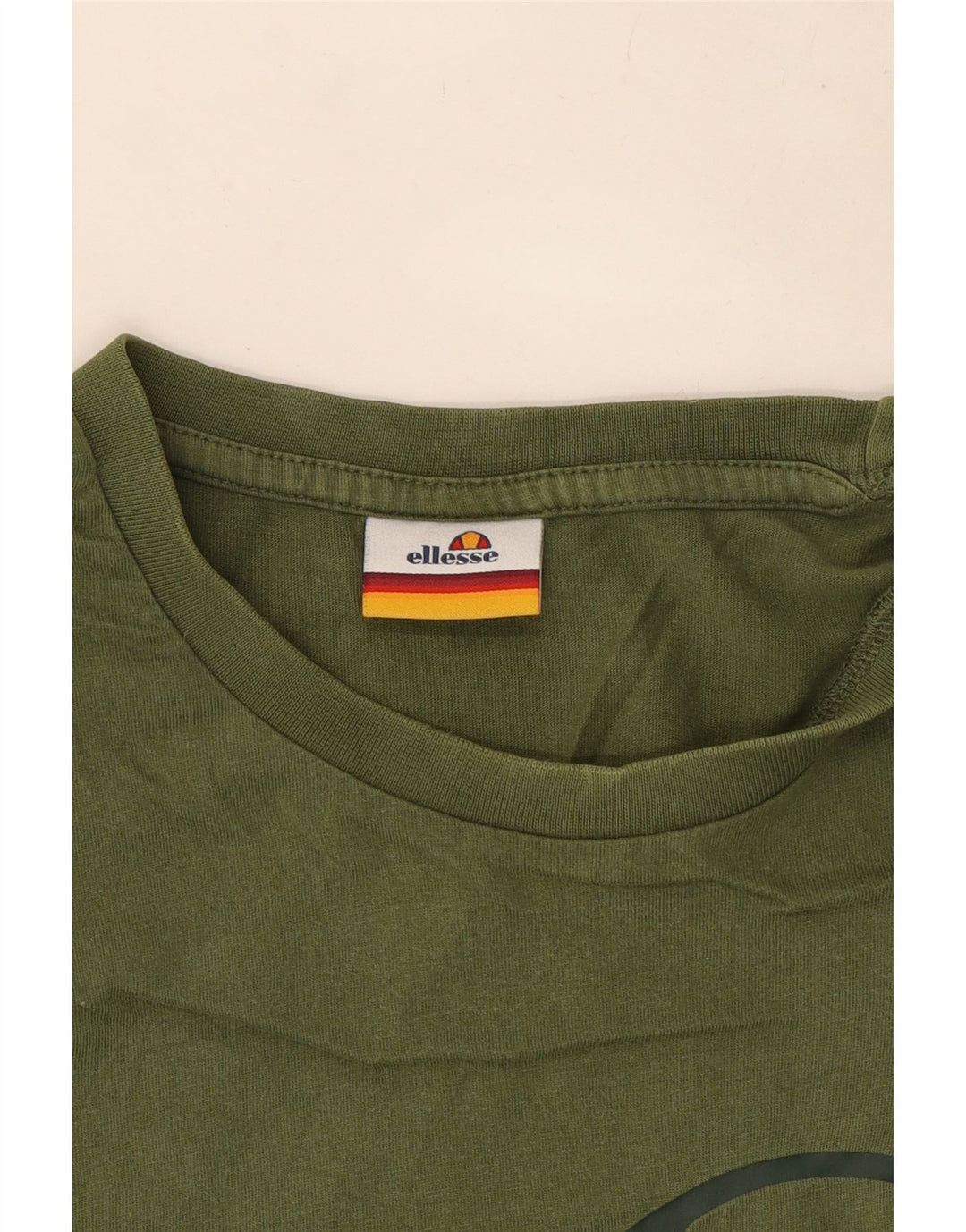 Muška majica s grafičkim motivima Ellesse, srednje zelena