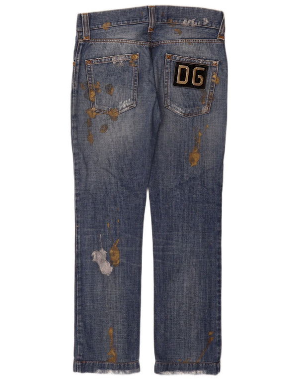 Dolce & Gabbana ženske ravne traperice IT 46 Large W32 L32 Plave fleke