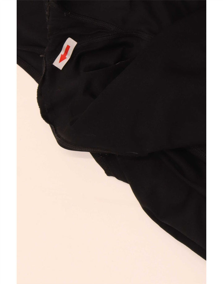 Nike Ženske Dri Fit Graphic Leggings UK 14 Srednje crni poliester