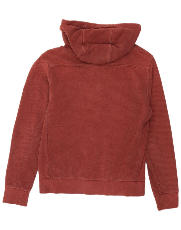 Timberland Mens Regular Fit Zip Hoodie Sweater Medium Burgundy