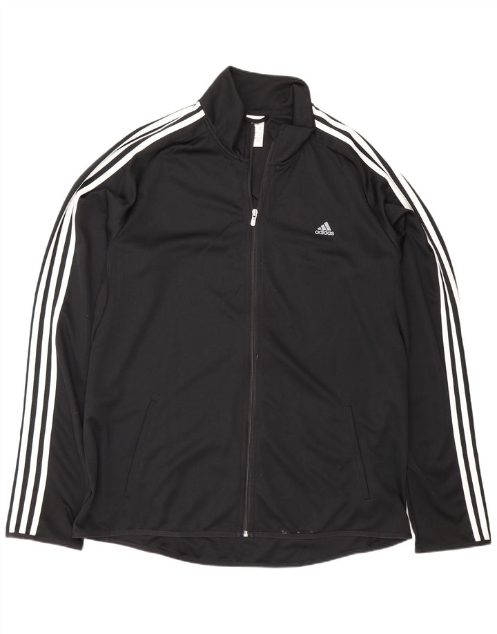Adidas muška trenirka Climalite gornja jakna 2XL crni poliester