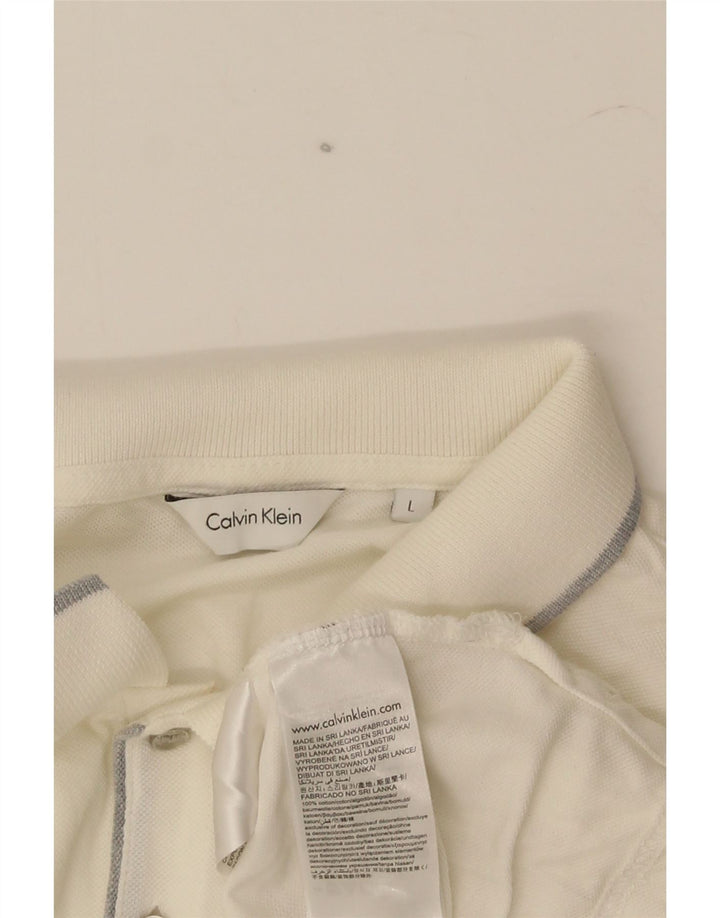 Calvin Klein muška polo majica velika bijela pamučna