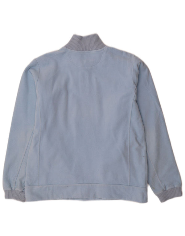 Champion ženski flis džemper s patentnim izrezom UK 16 veliki plavi poliester