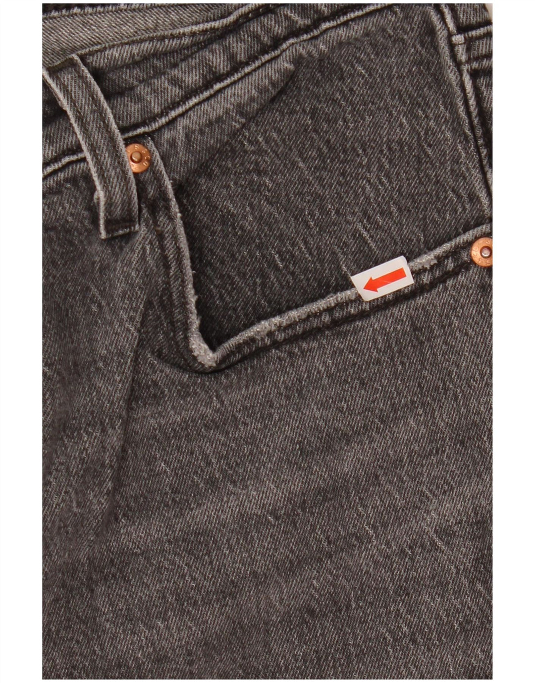 Levi's muške ravne traperice s prsnim košem W31 L29 sivi pamuk