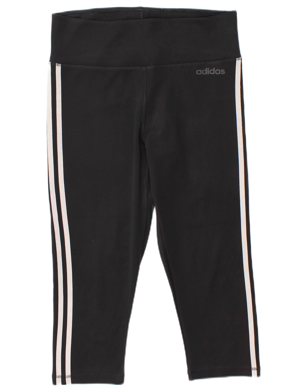 Adidas ženske Climalite Capri tajice UK 12/14 Srednje crni poliester
