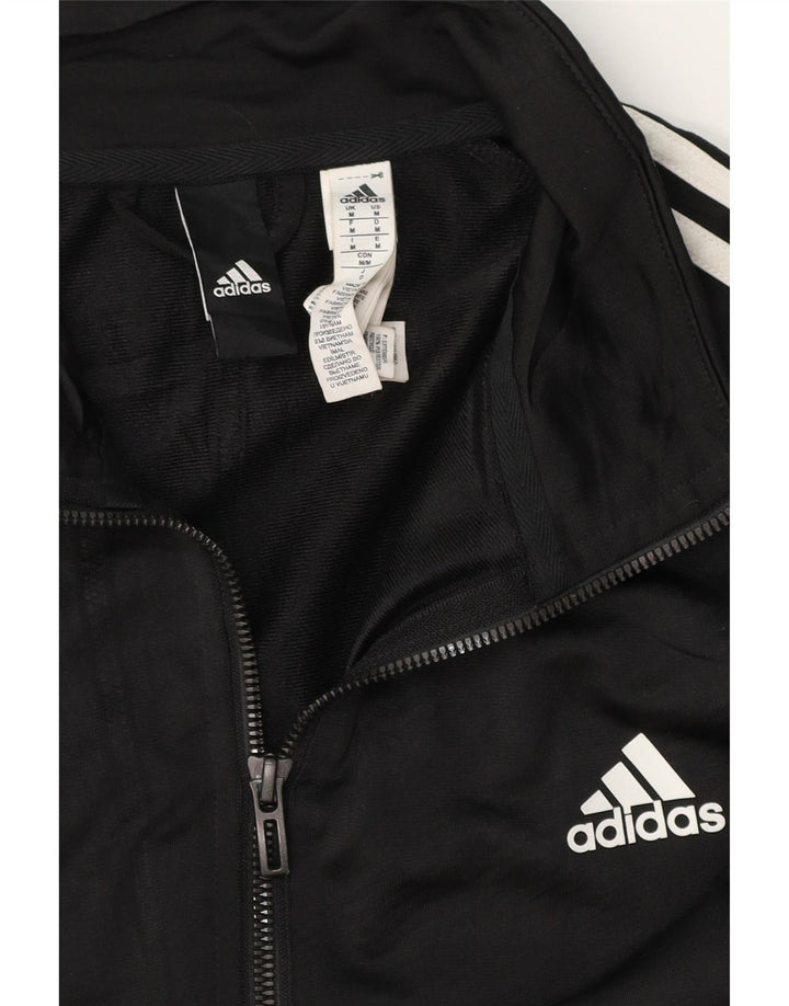 ADIDAS muška trenirka gornja jakna srednje crne boje od poliestera