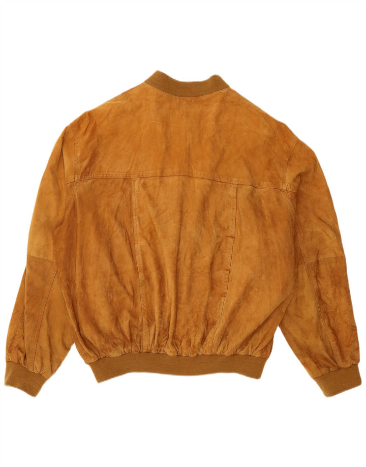 Vintage muška bomber jakna od brušene kože IT 58 4XL smeđa