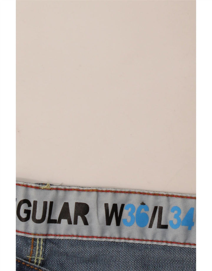 Fcuk muške ravne traperice regularnog kroja W36 L34 plave