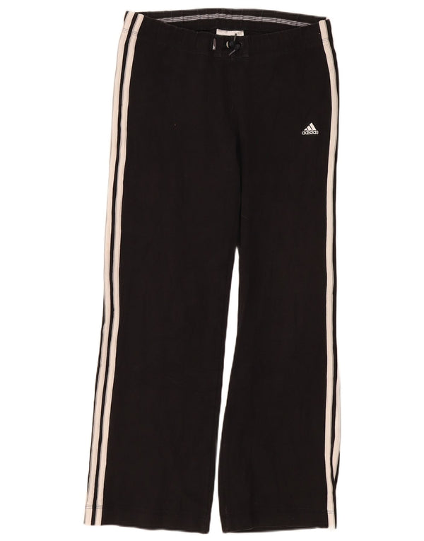 Adidas Womens Tracksuit Trousers UK 10 Small Black Cotton