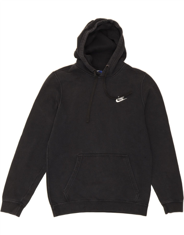 NIKE Mens Hoodie Jumper Small Black Cotton Vintage Nike and Second-Hand Nike from Messina Hembry 